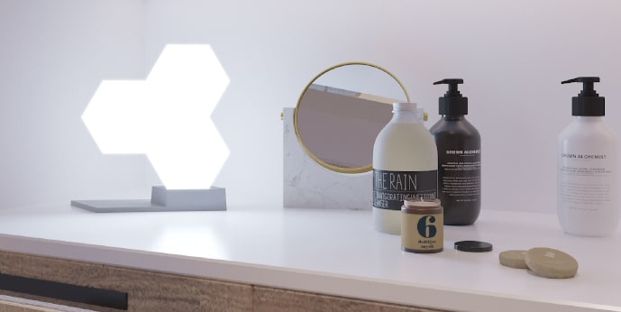Cololight chytré ambientní osvětlení zkrášlí váš toaletní stolek